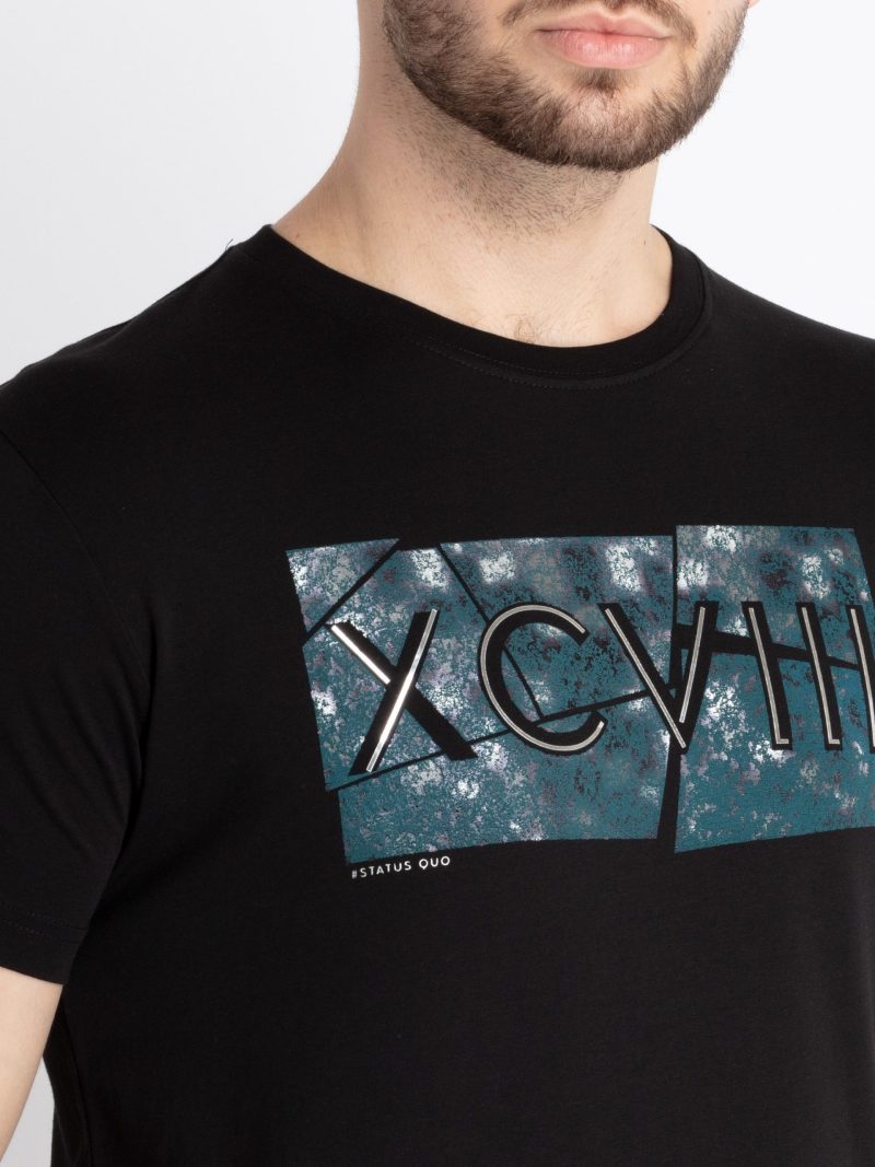 Mens Printed Round Neck T-Shirt