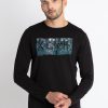Mens Printed Round Neck T-Shirt