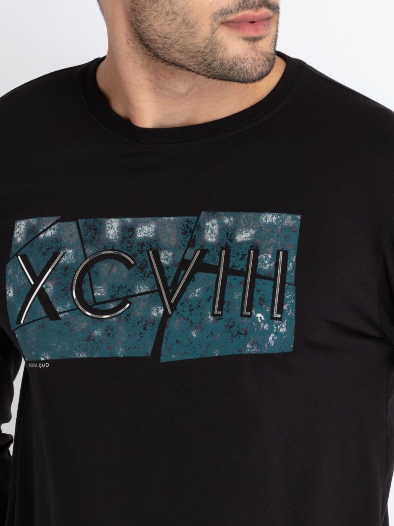 Mens Printed Round Neck T-Shirt