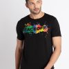Mens Printed Round Neck T-Shirt