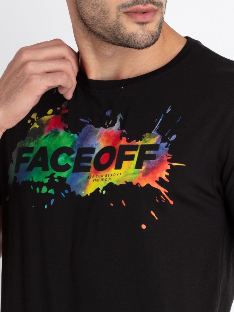Mens Printed Round Neck T-Shirt