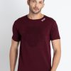 Mens Solid Round Neck T-Shirt