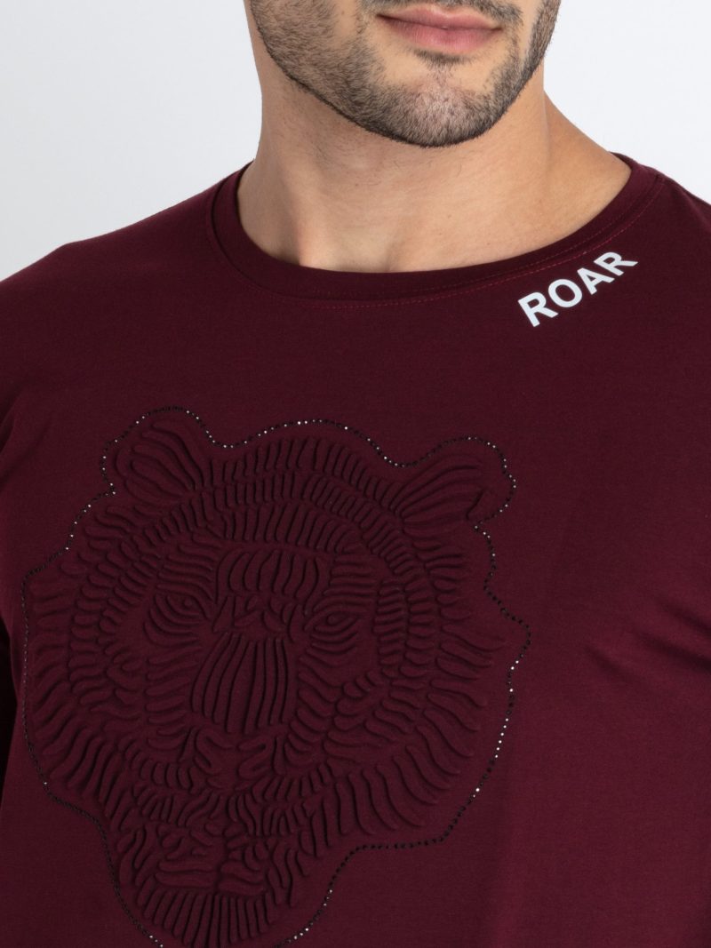 Mens Solid Round Neck T-Shirt