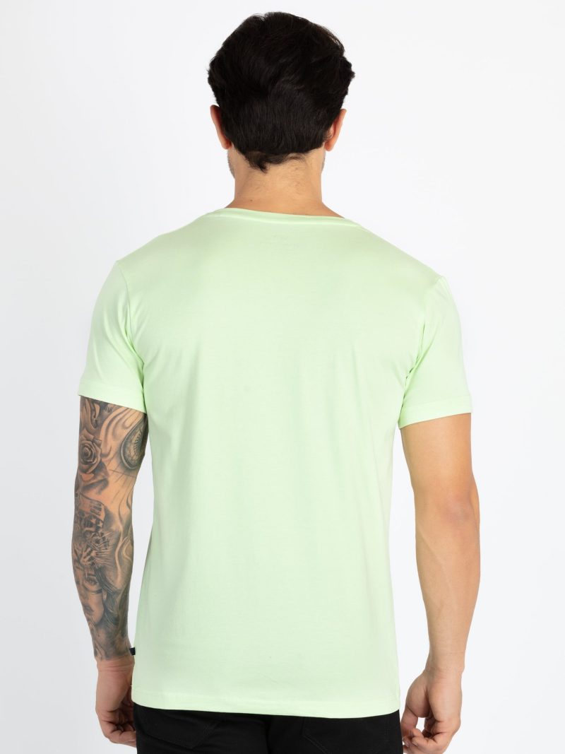 Mens Printed Round Neck T-Shirt