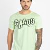 Mens Printed Round Neck T-Shirt