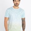 Mens All Over Printed Round Neck T-Shirt