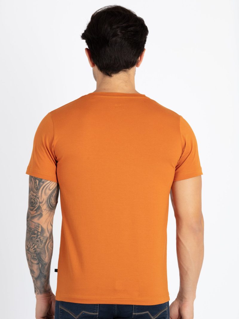 Mens Printed Round Neck T-Shirt