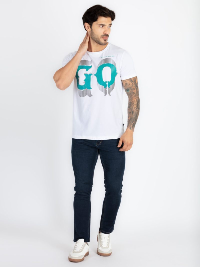 Status Quo Mens Printed Round Neck T-Shirt
