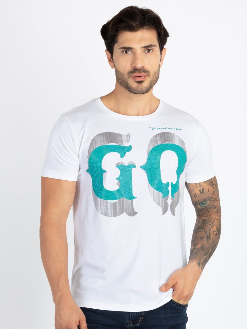 Status Quo Mens Printed Round Neck T-Shirt