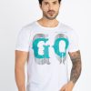 Status Quo Mens Printed Round Neck T-Shirt