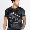 Mens All Over Printed Round Neck T-Shirt