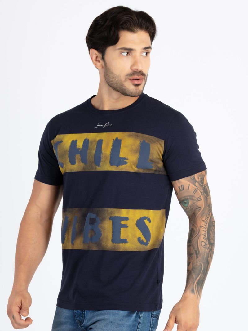 Status Quo Mens Printed Round Neck T-Shirt