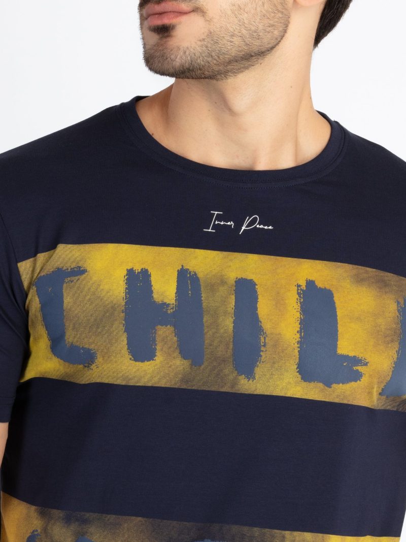 Status Quo Mens Printed Round Neck T-Shirt