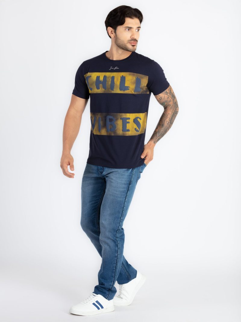 Status Quo Mens Printed Round Neck T-Shirt