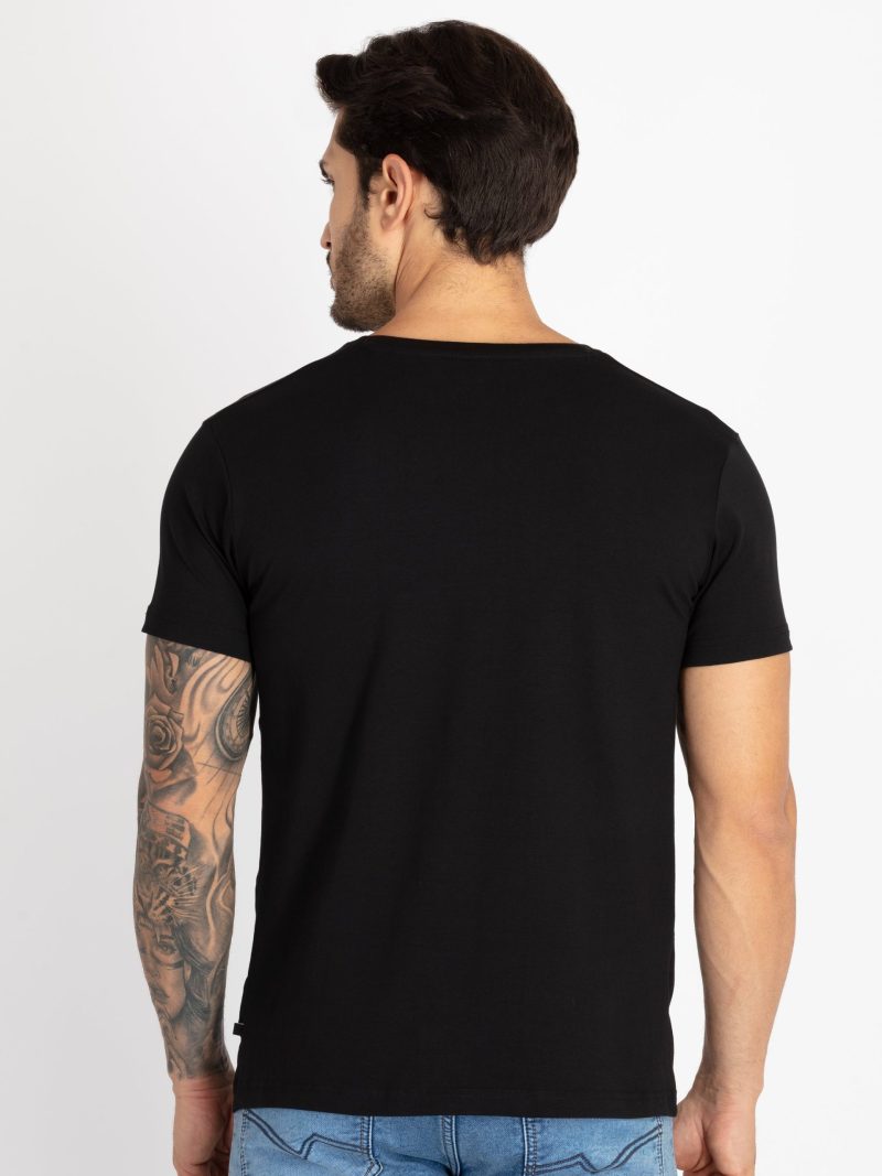 Mens Printed Round Neck T-Shirt