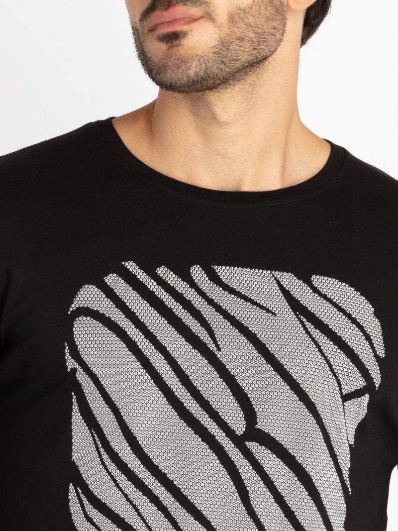 Mens Printed Round Neck T-Shirt
