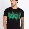 Mens Printed Round Neck T-Shirt