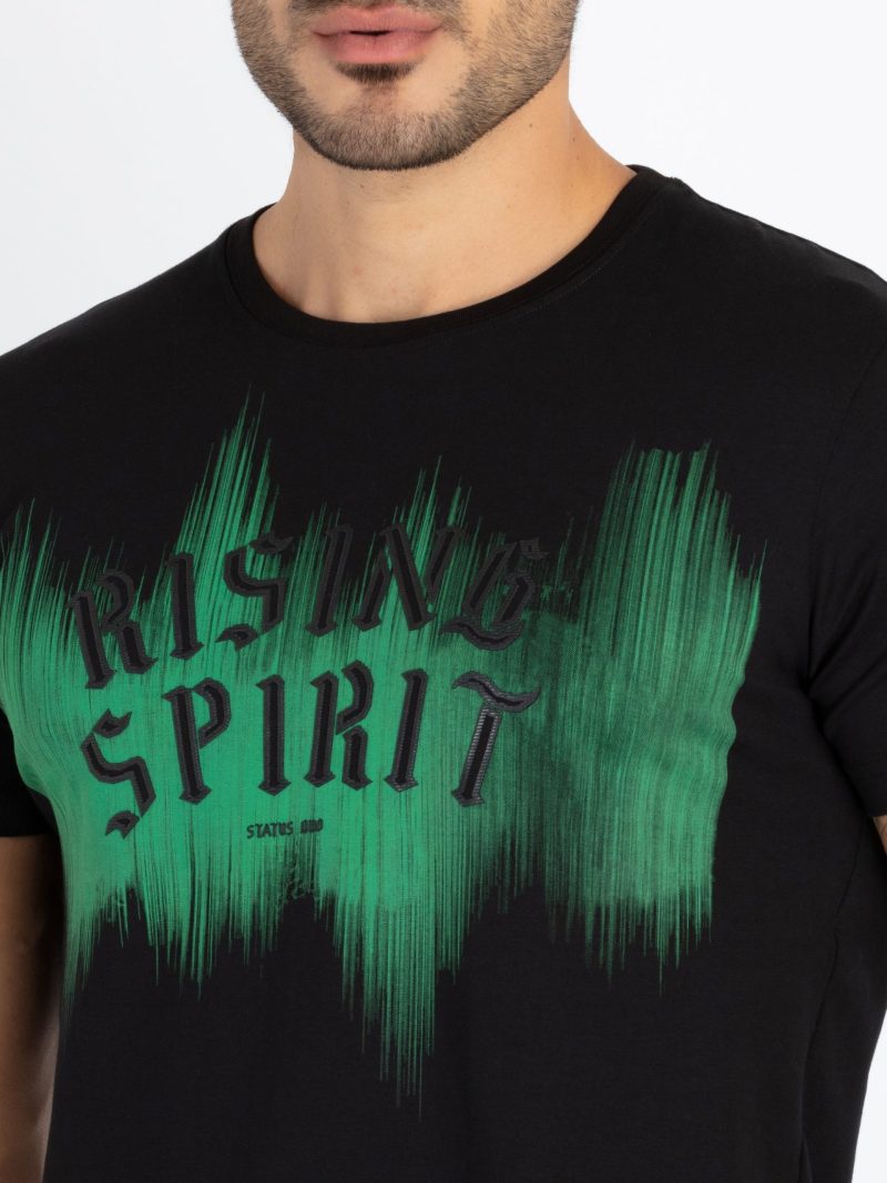 Mens Printed Round Neck T-Shirt