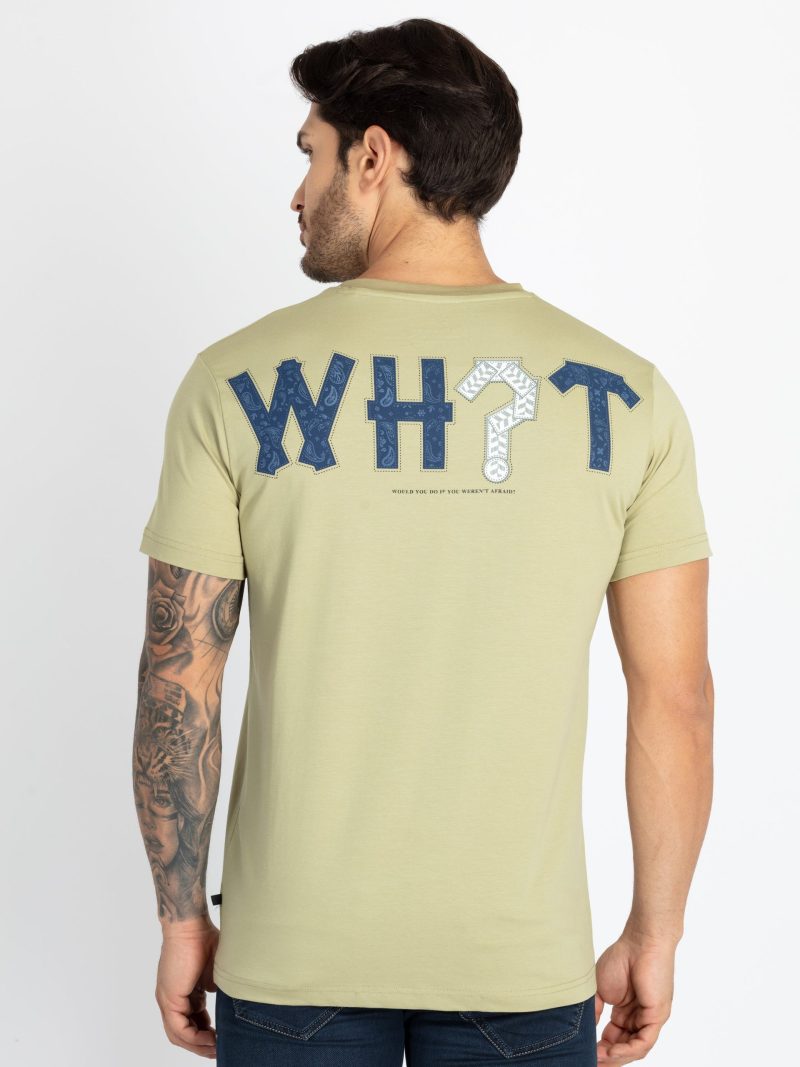 Mens Front & Back Printed T-Shirt