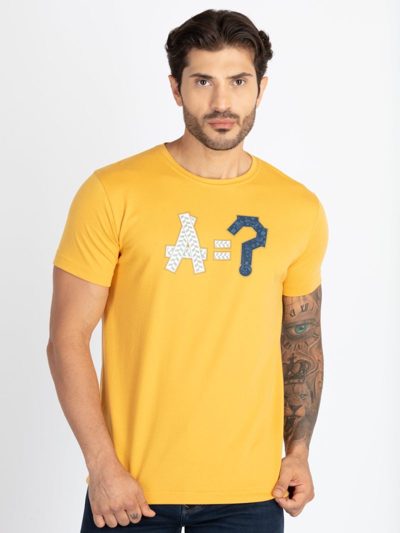 Mens Front & Back Printed T-Shirt