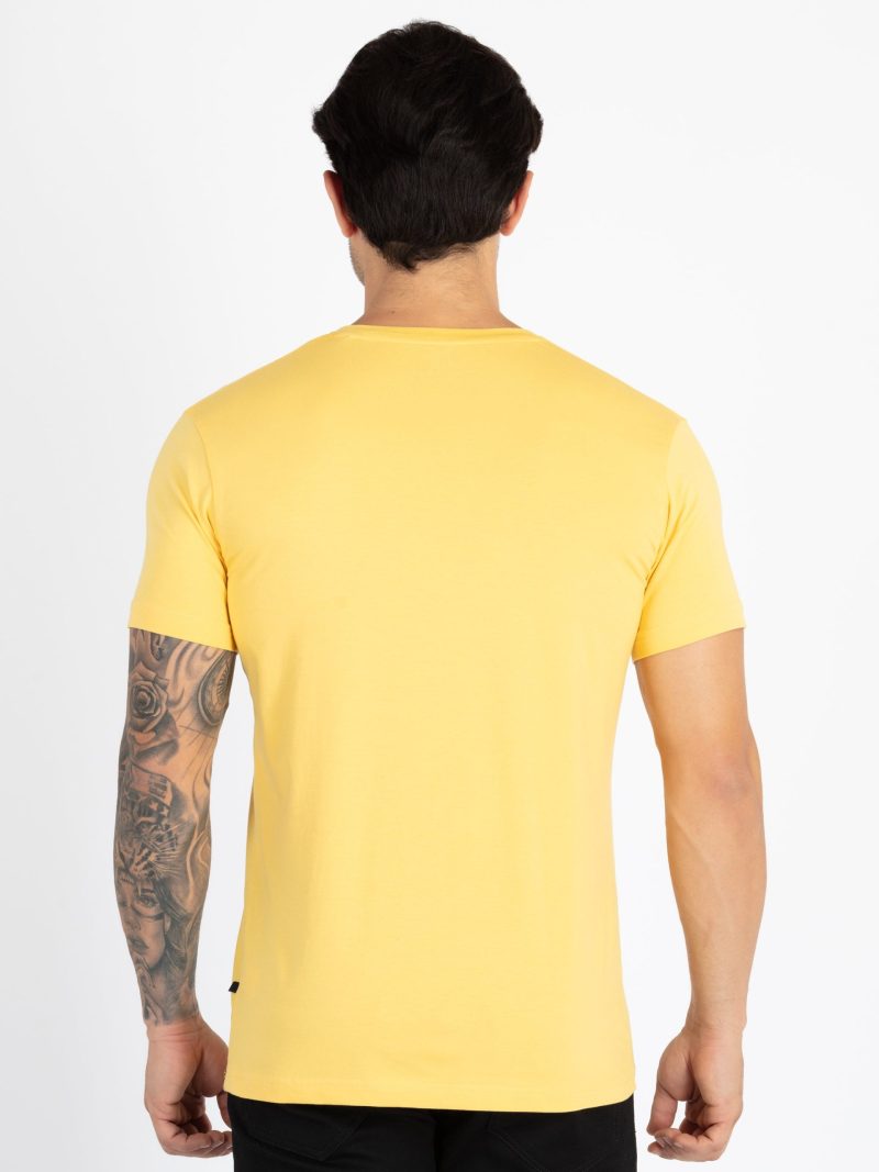 Mens Printed Round Neck T-Shirt