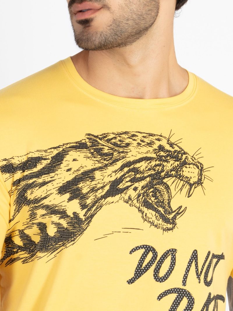 Mens Printed Round Neck T-Shirt