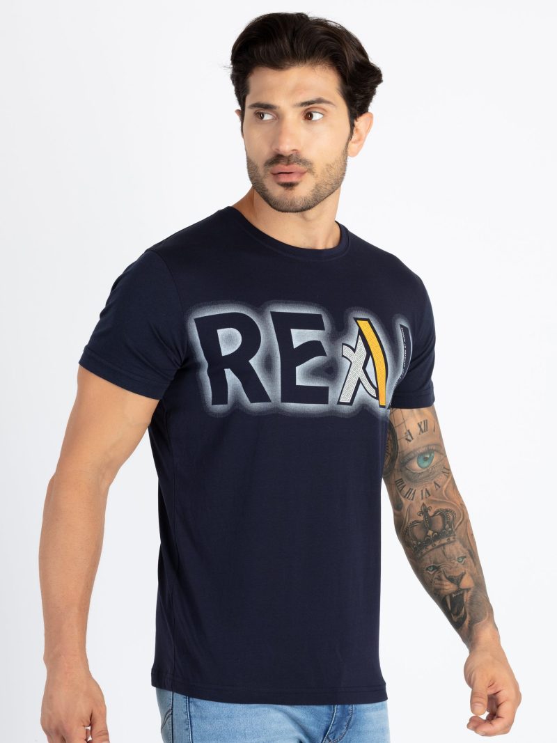 Mens Printed Round Neck T-Shirts