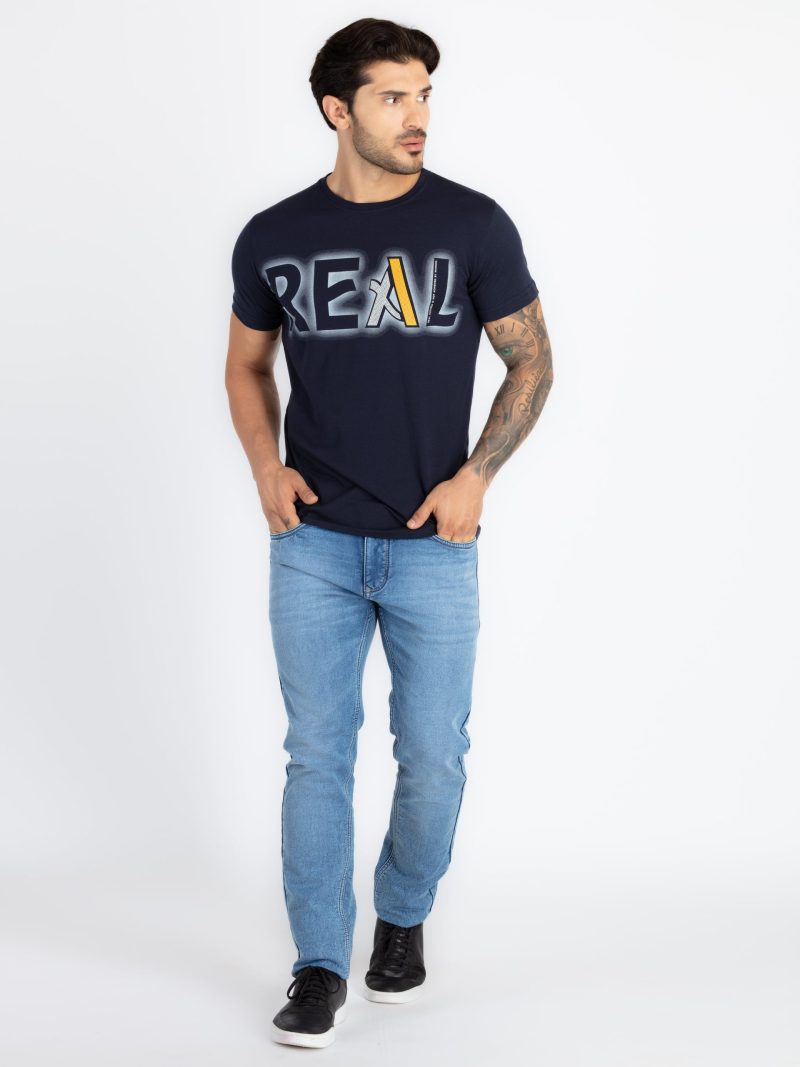 Mens Printed Round Neck T-Shirts