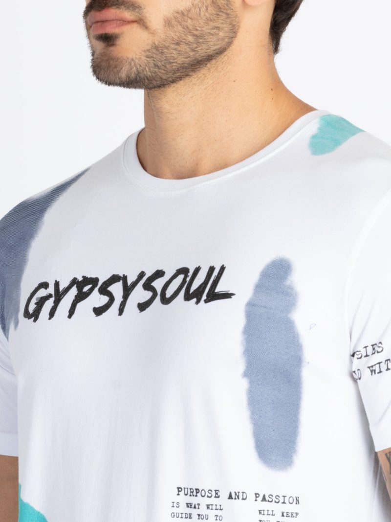 Mens Printed Round Neck T-Shirt