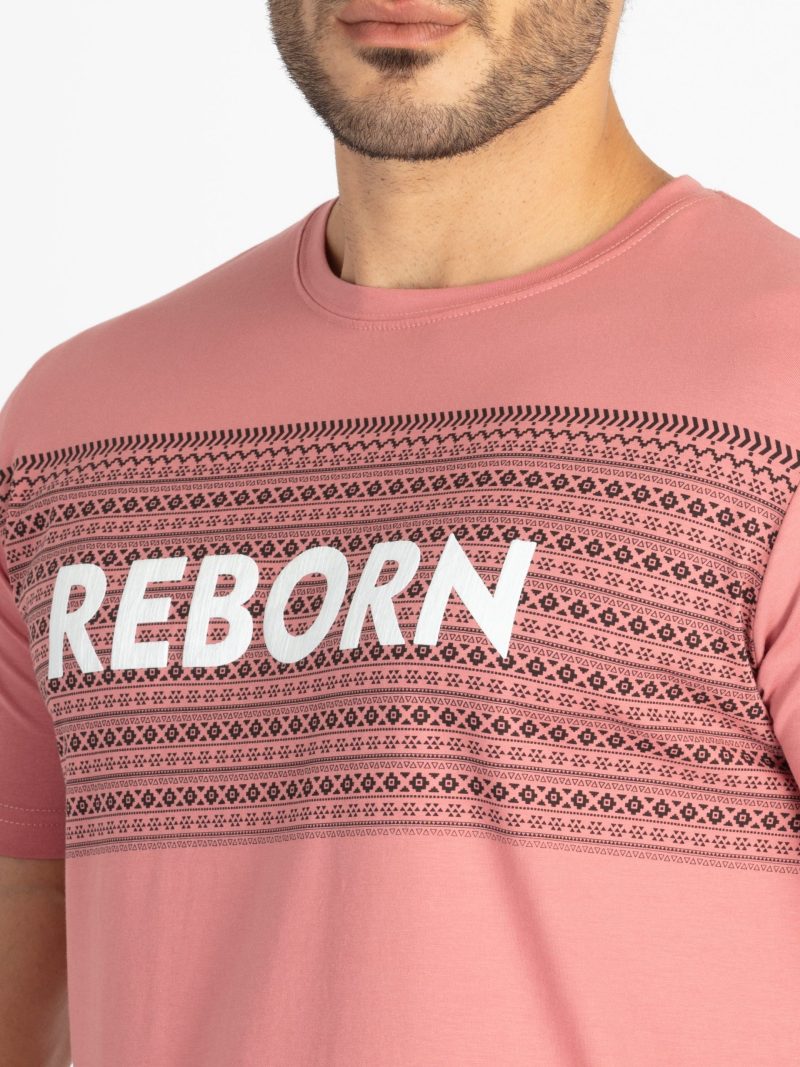 Mens Printed Round Neck T-Shirt
