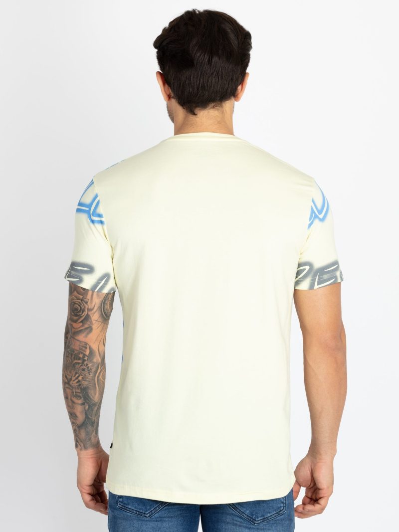 Mens Printed Round Neck T-Shirt