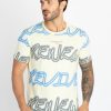Mens Printed Round Neck T-Shirt