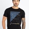 Mens Printed Round Neck T-Shirt