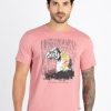 Mens Printed Round Neck T-Shirt