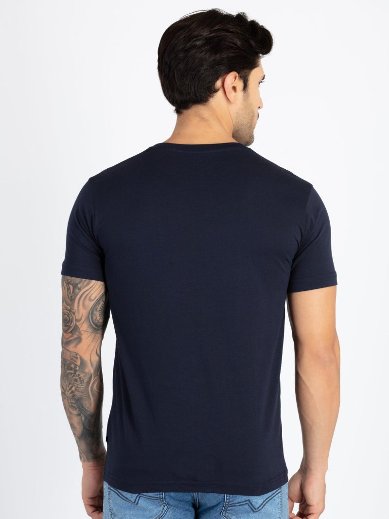 Mens Printed Round Neck T-Shirt