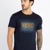 Mens Printed Round Neck T-Shirt
