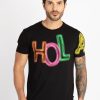 Mens Printed Round Neck T-Shirt