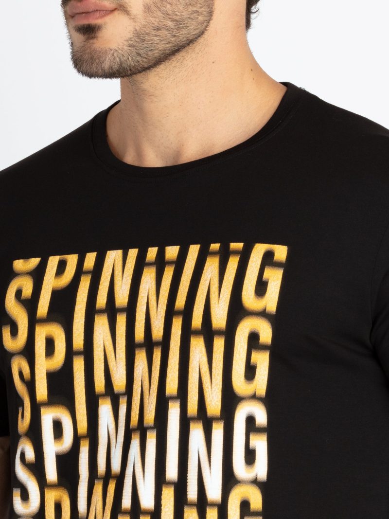 Mens Printed Round Neck T-Shirt