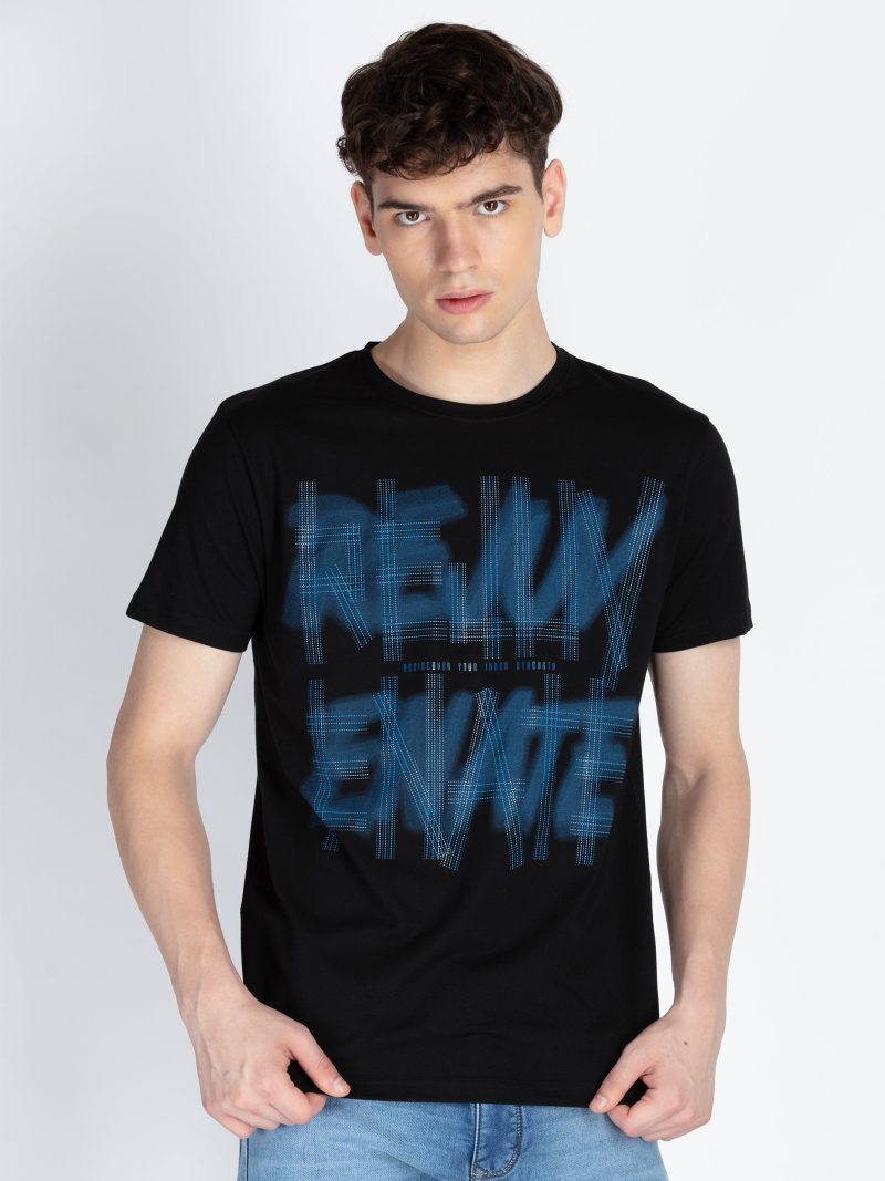 Status Quo Mens Printed Round Neck T-Shirt