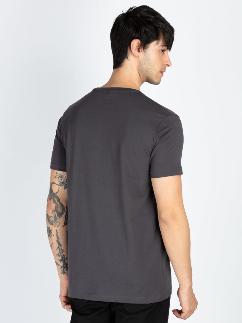 Mens Printed Round Neck T-Shirt