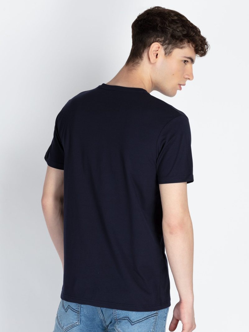 Mens Printed Round Neck T-Shirt