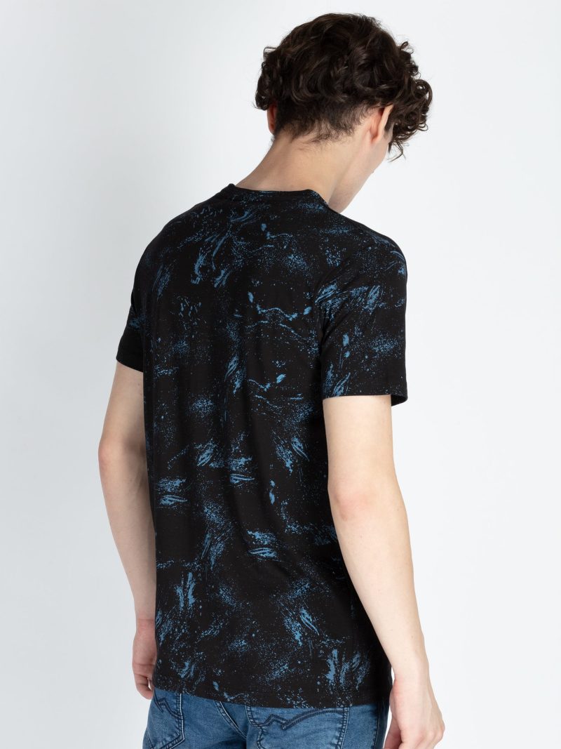 Mens All Over Printed Round Neck T-Shirt