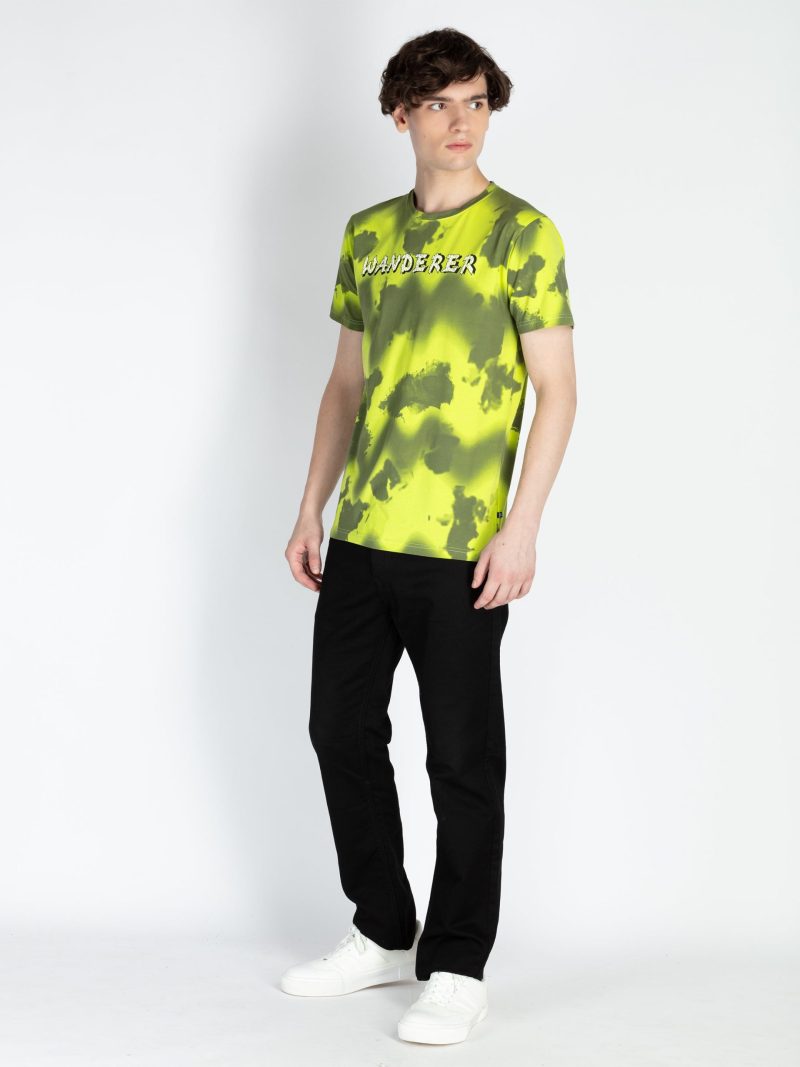 Mens All Over Printed Round Neck T-Shirt