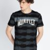 Mens All Over Printed Round Neck T-Shirt