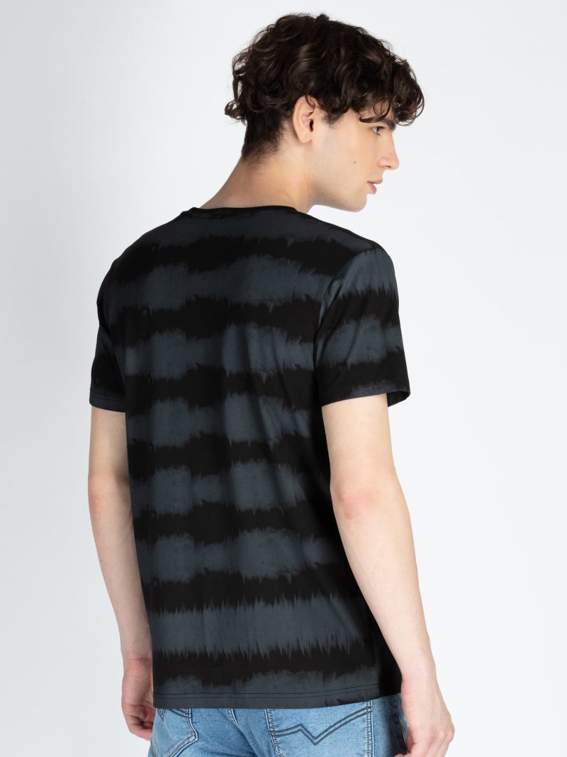 Mens All Over Printed Round Neck T-Shirt