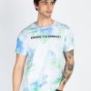 Mens All Over Printed Round Neck T-Shirt