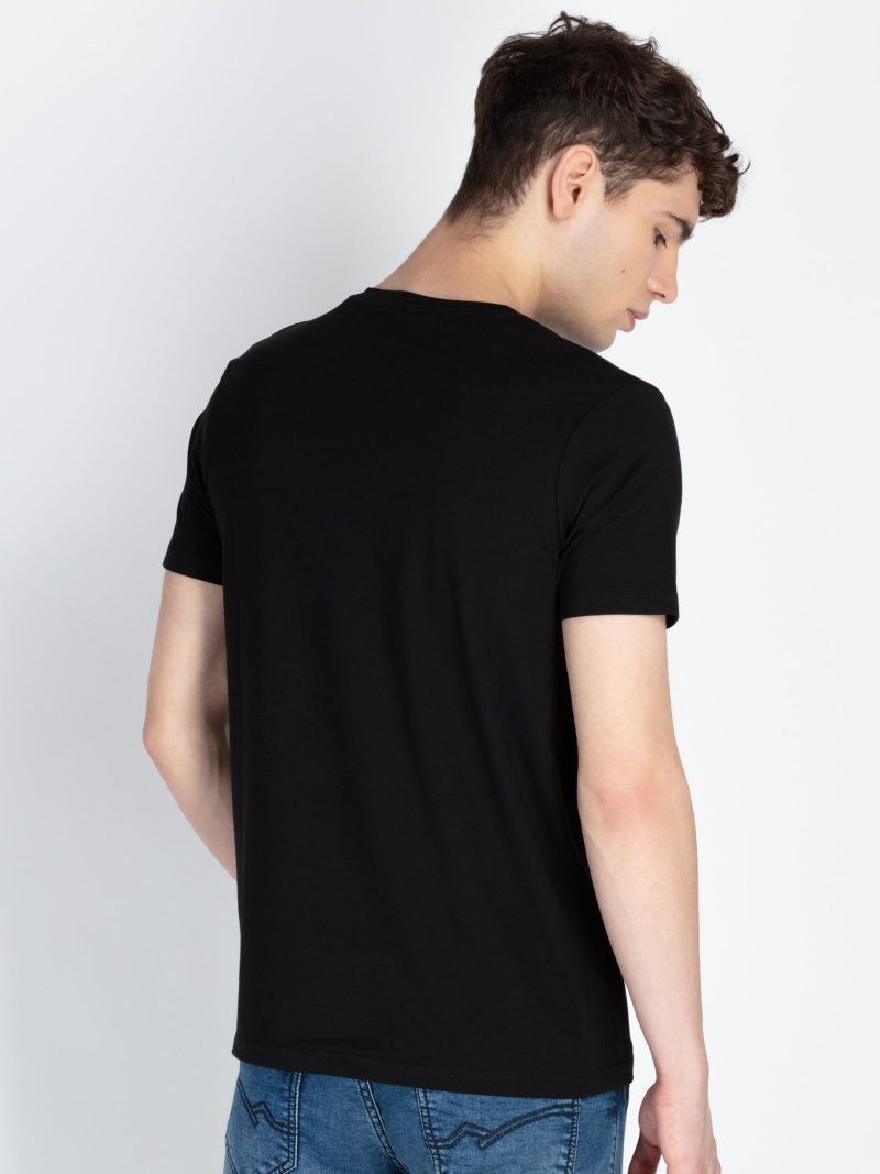 Mens Printed Round Neck T-Shirt