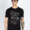 Mens Printed Round Neck T-Shirt
