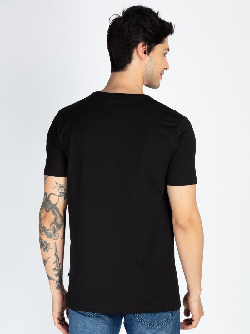 Mens Printed Round Neck T-Shirt