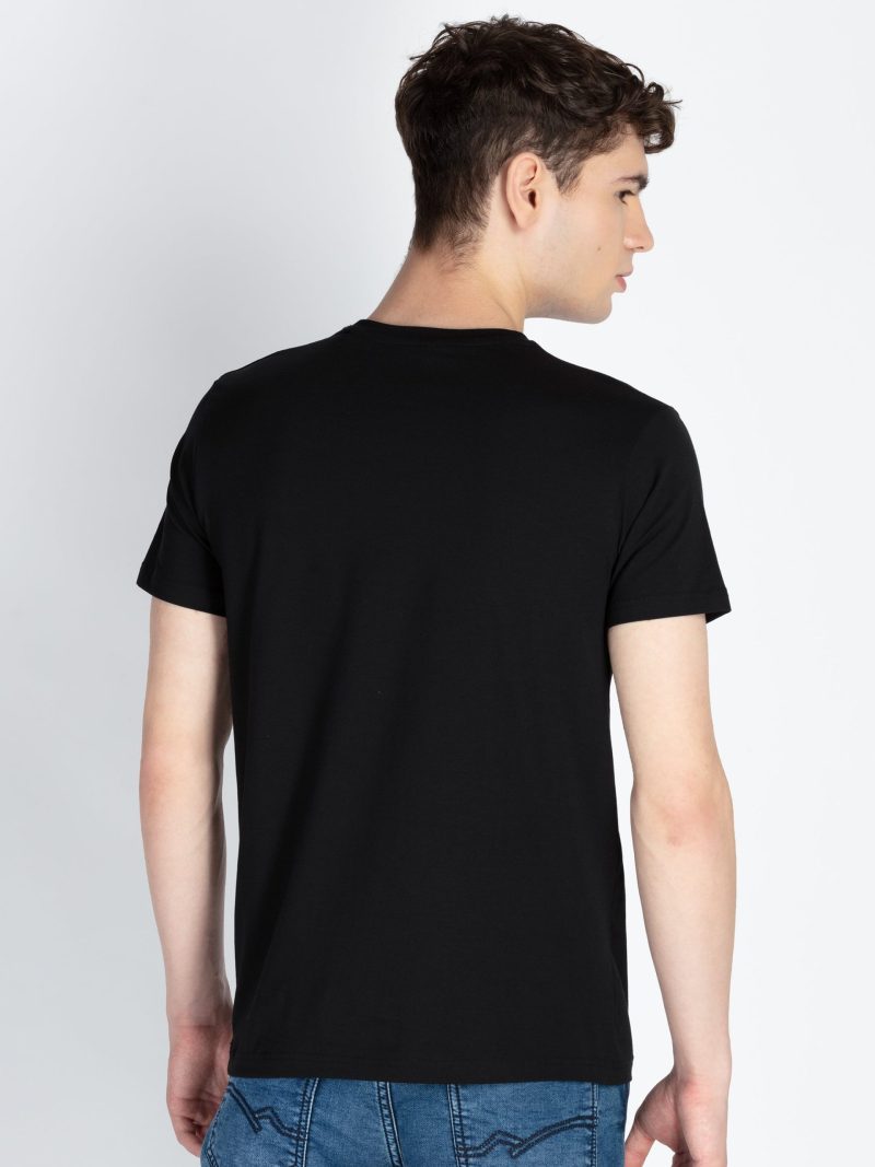 Mens Printed Round Neck T-Shirt